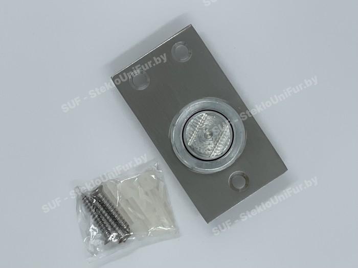 Нижний шарнир. Классика. Нержавеющая сталь AISI 304, SS. Цвет Матовый Хром