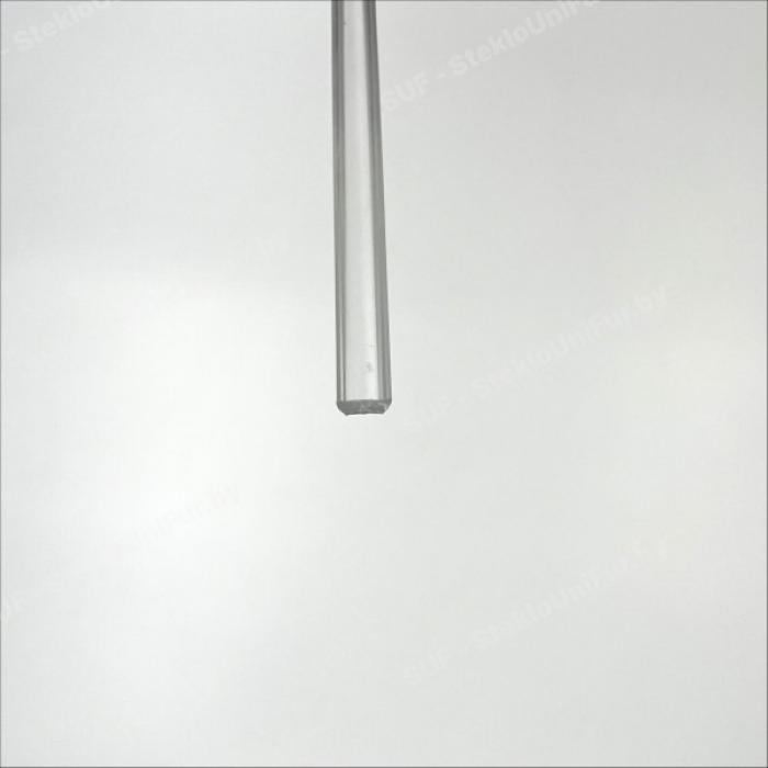 Порог прозрачный 10х5mm L=2200mm. ПВХ, Прозрачный