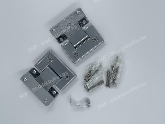 Петля для душевой  кабины стена стекло 135гр. Латунь, PSS.