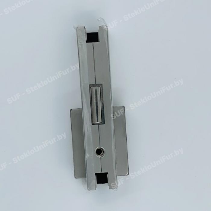 Замок центральный. Нержавеющая сталь AISI 304, SS. Цвет Матовый Хром