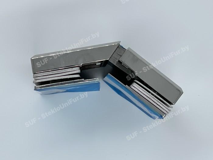 Петля стекло-стекло 135º AISI 304. Нержавеющая сталь AISI 304, PSS. Цвет Хром